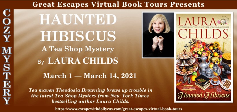You are currently viewing Laura Childs Launches Haunted Hibiscus