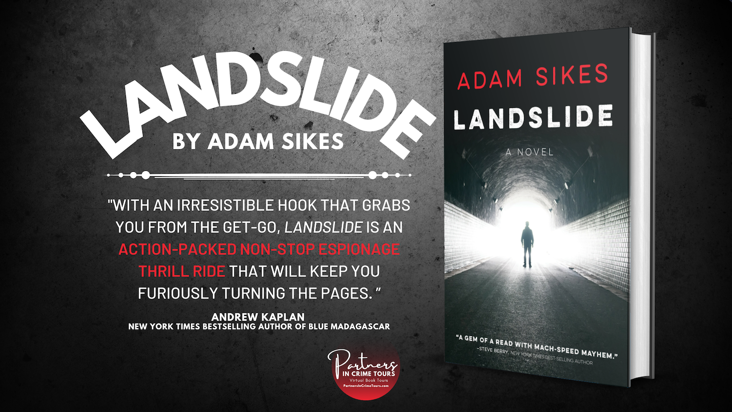 Read more about the article Landslide: New Spy Thriller by Adam Sikes