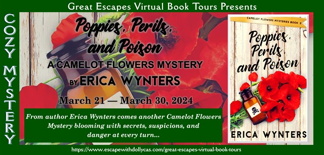You are currently viewing A Camelot Flowers Mystery: Poppies, Perils, and Poison