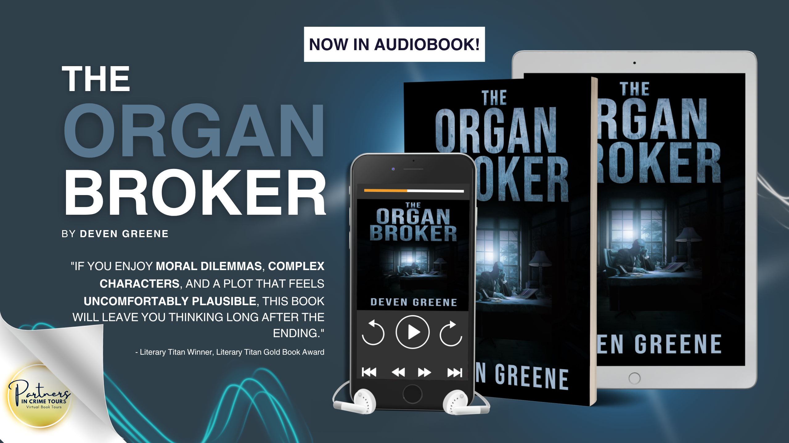 Read more about the article The Organ Broker: a Psychological Suspense Audio Book Release