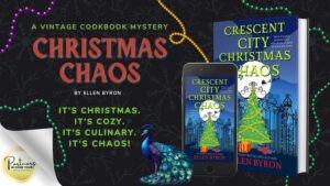 Read more about the article Crescent City Christmas Chaos: A Vintage Cookbook Mystery